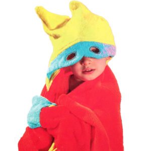 The flash embroider hooded towel6