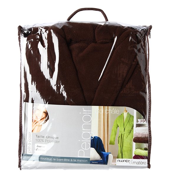 coral fleece bathrobe peignoir5