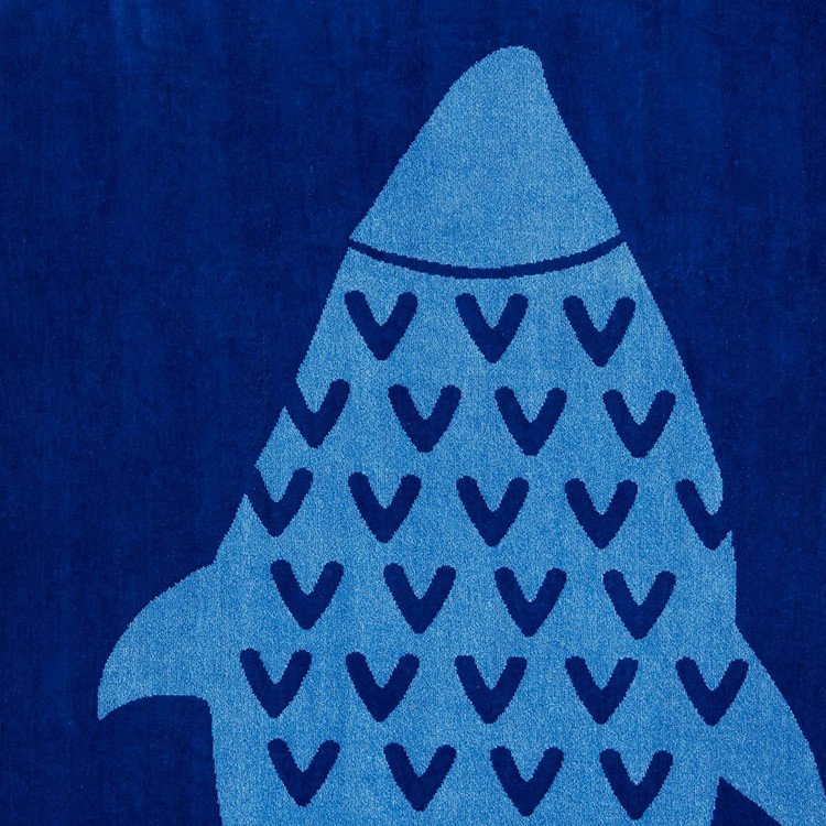 fish jaquard bath towel5