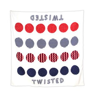 twisted game beach towel